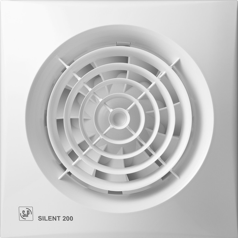 Побутовий вентилятор Soler & Palau Silent 200 CRZ осьовий білий 5210425400
