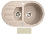 Мойка для кухни Marmorin Duro 1,5k 10 77х47 см искусственный камень Magranit сафари 130 513 001