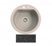 Мийка для кухні Marmorin Duro 1k Ø52 см штучний камінь Magranit чорний 130 803 002