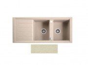 Мийка для кухні Marmorin Profir 2k 10 116х50 см штучний камінь Magranit сафарі 160 213 001