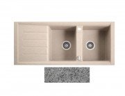 Мийка для кухні Marmorin Profir 2k 10 116х50 см штучний камінь Magranit сірий 160 213 003