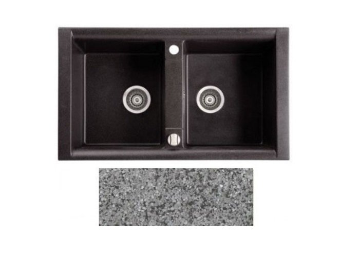 Мойка для кухни Marmorin Profir 2k 86х50 см искусственный камень Magranit серый 160 203 003