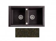 Мийка для кухні Marmorin Profir 2k 86х50 см штучний камінь Magranit коричневий 160 203 004