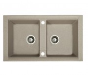 Мийка для кухні Marmorin Profir 2k 86х50 см штучний камінь Magranit пісочний 160 203 007