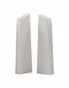 Заглушки ліва і права Salag NG80 ПВХ білий NG8L00