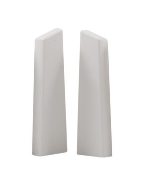 Заглушки левая и правая Salag NG80 ПВХ белый NG8L00