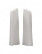 Заглушки левая и правая Salag NG80 ПВХ белый NG8L00