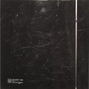 Побутовий вентилятор Soler & Palau Silent 100 CZ Marble Black Design 4C осьовий мармуровий чорний 5210611900