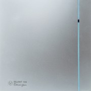 Побутовий вентилятор Soler & Palau Silent 100 CZ Silver Design 3C осьовий срібло 5210603400