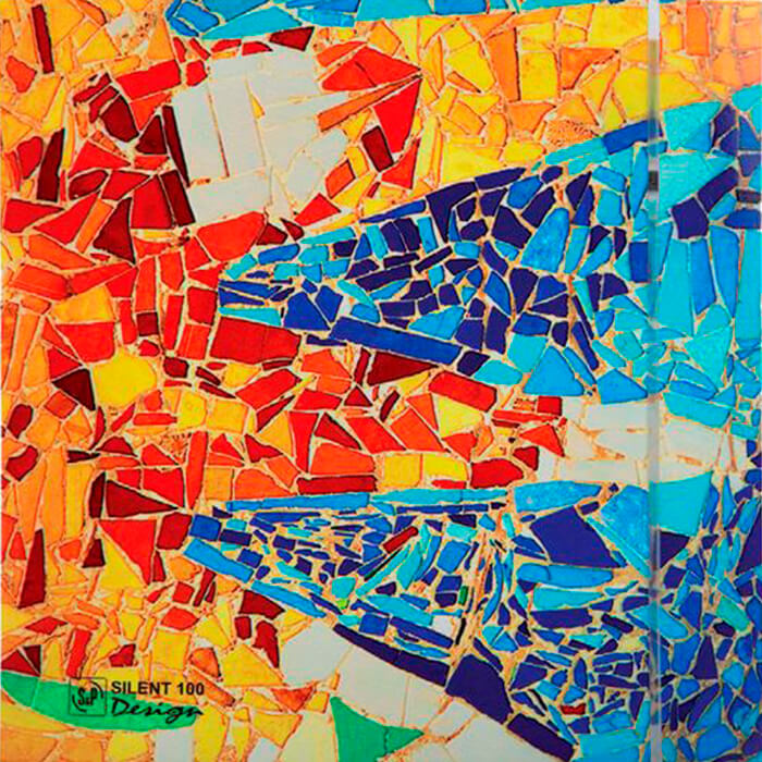 Побутовий вентилятор Soler & Palau Silent 100 CZ Barcelona Design 4C осьовий малюнок 5210624800