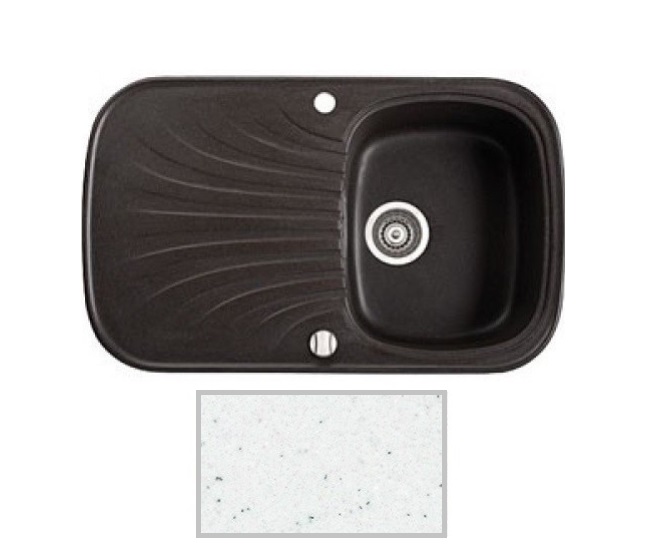 Мийка для кухні Marmorin Oren 1k 10 82х50 см штучний камінь Magranit білий 180 113 006