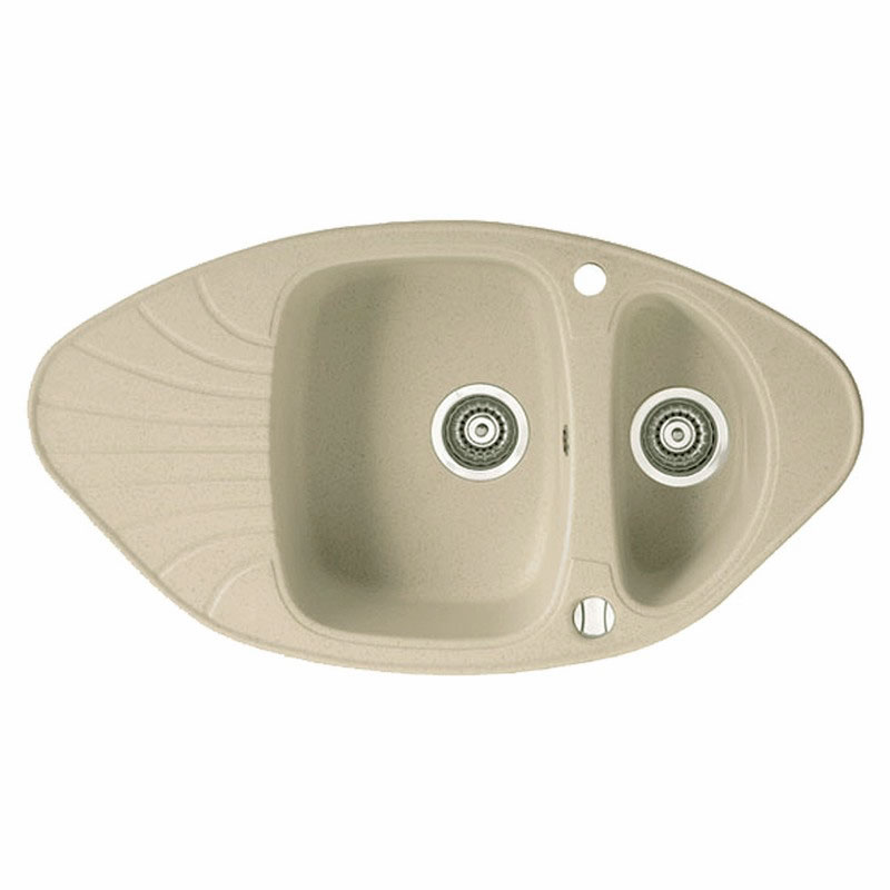 Мийка для кухні Marmorin Oren trapez 92х50 см штучний камінь Magranit сафарі 180 613 001