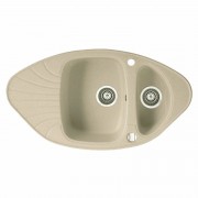 Мийка для кухні Marmorin Oren trapez 92х50 см штучний камінь Magranit сафарі 180 613 001