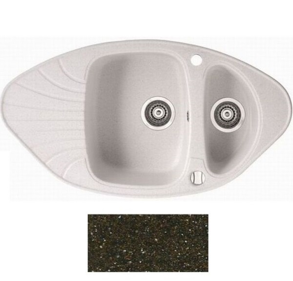 Мийка для кухні Marmorin Oren trapez 92х50 см штучний камінь Magranit коричневий 180 613 004