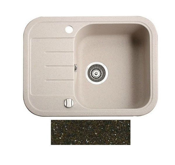 Мийка для кухні Marmorin Pesta 1k 0,50 62х47 см штучний камінь Magranit коричневий 170 133 004