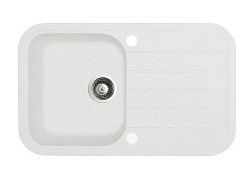 Мойка для кухни Marmorin Pesta 1k 10 77х47 см искусственный камень Magranit белый 170 113 006