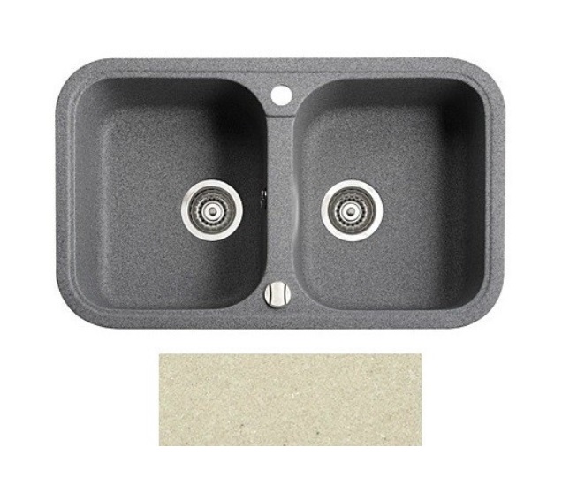 Мийка для кухні Marmorin Pesta 2k 77х47 см штучний камінь Magranit сафарі 170 203 001