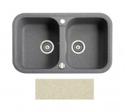 Мийка для кухні Marmorin Pesta 2k 77х47 см штучний камінь Magranit сафарі 170 203 001