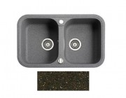 Мийка для кухні Marmorin Pesta 2k 77х47 см штучний камінь Magranit коричневий 170 203 004