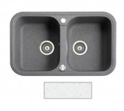 Мойка для кухни Marmorin Pesta 2k 77х47 см искусственный камень Magranit белый 170 203 006