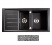 Мийка для кухні Marmorin Profir 1,5k 10 100х50 см штучний камінь Magranit сірий 160 513 003