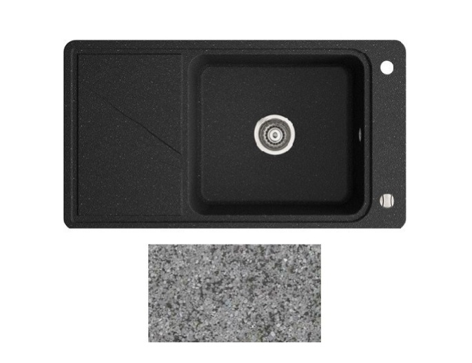 Мойка для кухни Marmorin Torro 800 1k 80х50 см искусственный камень Magranit серый 220 133 003