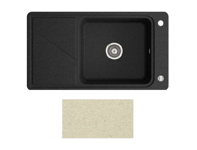 Мийка для кухні Marmorin Torro 900 1k 90х50 см штучний камінь Magranit сафарі 220 113 001