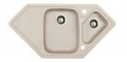 Мийка для кухні Marmorin Torro trapez 98х50 см штучний камінь Magranit пісочний 220 613 007