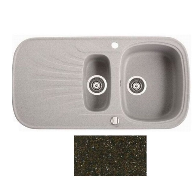 Мийка для кухні Marmorin Oren 1,5k 10 97х50 см штучний камінь Magranit коричневий 180 513 004