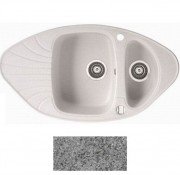 Мийка для кухні Marmorin Oren trapez 92х50 см штучний камінь Magranit сірий 180 613 003