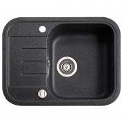 Мойка для кухни Marmorin Pesta 1k 0,50 62х47 см искусственный камень Magranit черный 170 133 002