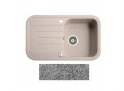 Мойка для кухни Marmorin Pesta 1k 10 77х47 см искусственный камень Magranit серый 170 113 003