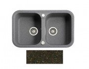 Мойка для кухни Marmorin Pesta 2k 77х47 см искусственный камень Magranit коричневый 170 203 004