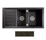 Мойка для кухни Marmorin Profir 1,5k 10 100х50 см искусственный камень Magranit коричневый 160 513 004