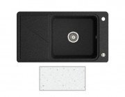 Мийка для кухні Marmorin Torro 900 1k 90х50 см штучний камінь Magranit білий 220 113 006