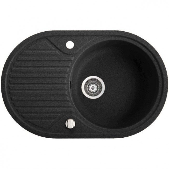 Мойка для кухни Marmorin Arena 77х50 см искусственный камень Magranit черный 280 113 002
