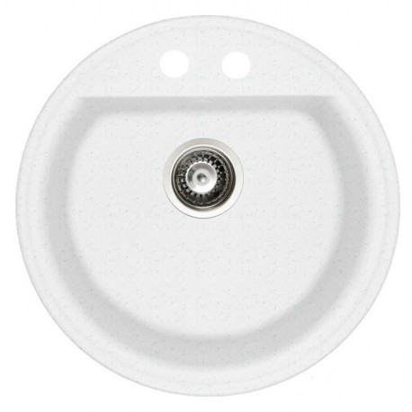 Мойка для кухни Marmorin Kova Ø51 см искусственный камень Magranit белый 250 803 006