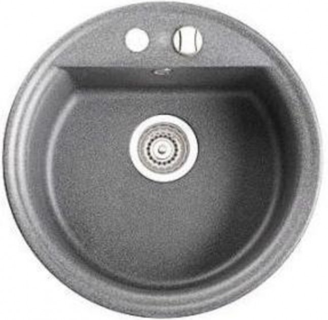 Мойка для кухни Marmorin Tanat Ø50 см искусственный камень Magranit серый 270 803 003