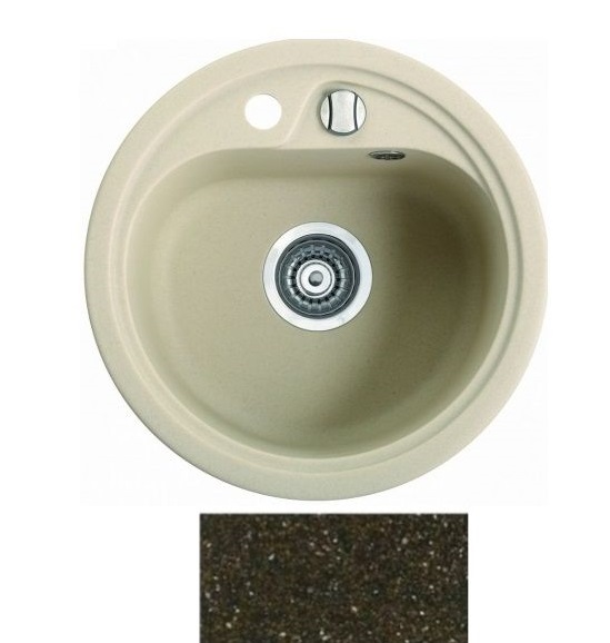 Мийка для кухні Marmorin Vask Ø45 см штучний камінь Magranit коричневий 260 803 004