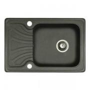 Мийка для кухні Marmorin Dato 65х44 см штучний камінь Magranit чорний 240 113 002