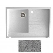 Мийка для кухні Marmorin Rubid 89х61,5 см штучний камінь Magranit сірий 230 114 003
