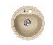 Мойка для кухни Marmorin Vask Ø45 см искусственный камень Magranit песочный 260 803 007