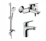 Набор смесителей для ванны Hansgrohe Novus 1152019