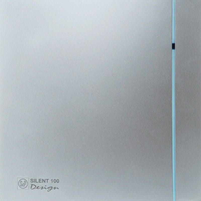 Побутовий вентилятор Soler & Palau Silent 100 CHZ Silver Design осьовий срібло 5210603600