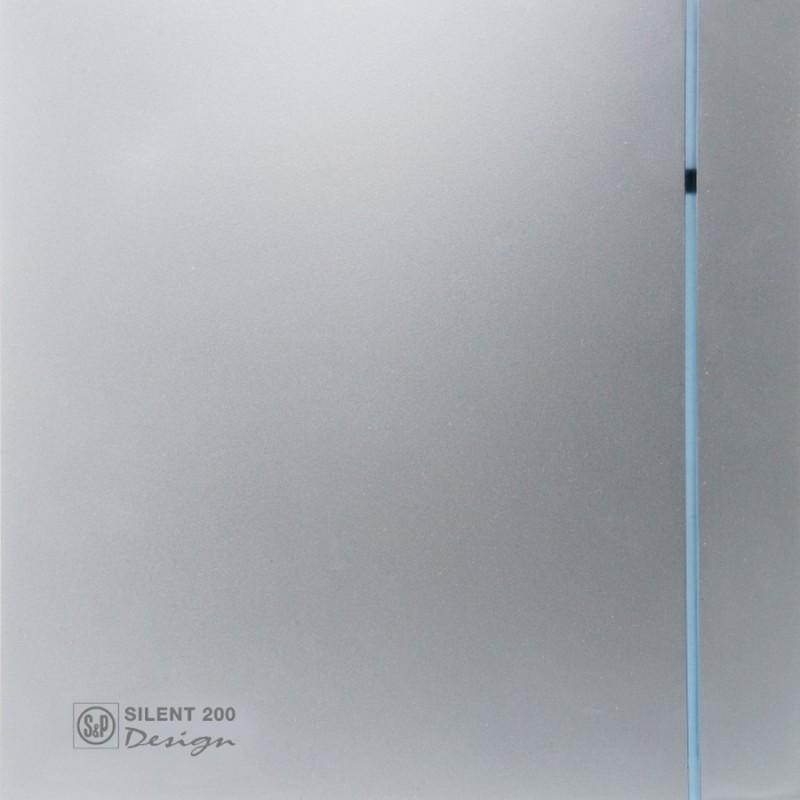 Бытовой вентилятор Soler&Palau Silent 200 CRZ Silver Design 3C осевой серебро 5210606100