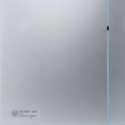 Побутовий вентилятор Soler & Palau Silent 200 CRZ Silver Design 3C осьовий срібло 5210606100