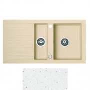 Мойка для кухни Marmorin Cire 1,5k 10 94х50 см искусственный камень Magranit белый 375 513 006