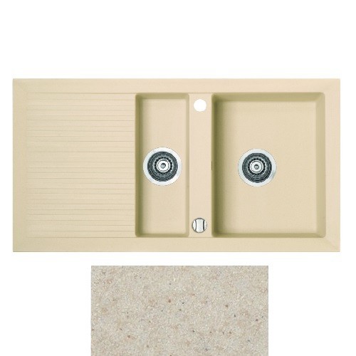 Мойка для кухни Marmorin Cire 1,5k 10 94х50 см искусственный камень Magranit песочный 375 513 007