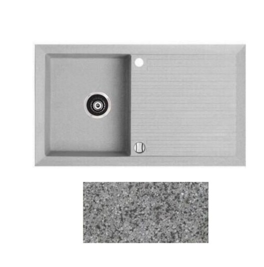 Мойка для кухни Marmorin Cire 1k 10 86х50 см искусственный камень Magranit серый 375 113 003