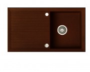 Мойка для кухни Marmorin Cire 1k 10 86х50 см искусственный камень Magranit коричневый 375 113 004
